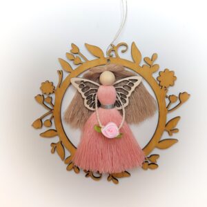 anděl dekorace - jarní