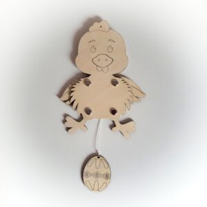 velikonoční slepice - pohyblivá