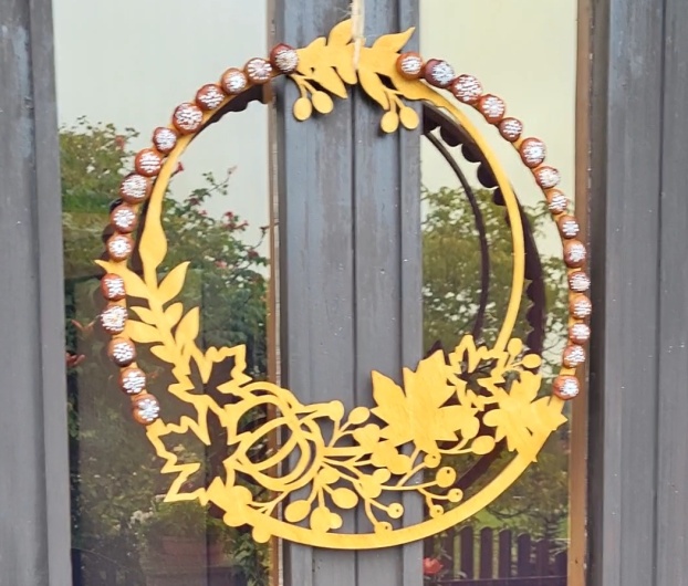 Dekorace dřevěný věnec - Obrázek 2
