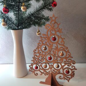 měděný vánoční stromeček