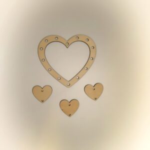 dřevěné srdce lapač