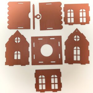 perníková chaloupka šablona