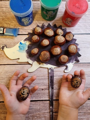 Ježek tvoření s dětmi