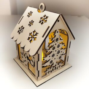 vánoční domeček na svíčku