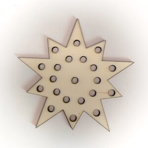 vánoční hvězda - tvoření